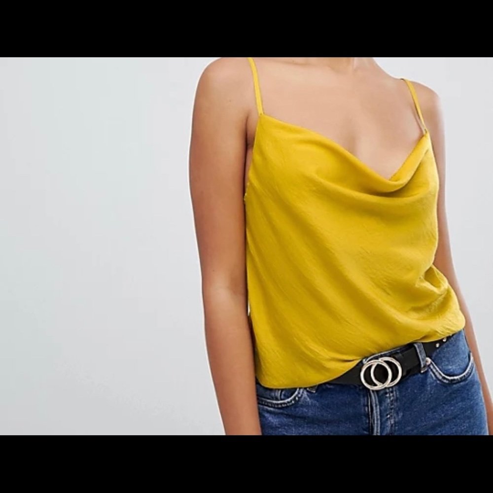 Mustard yellow tank top